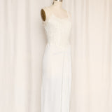 White Vintage Lace Boudoir Slip