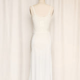 White Vintage Lace Boudoir Slip