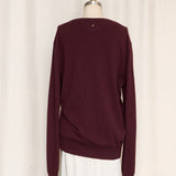 Valentino Cashmere Wine Pullover