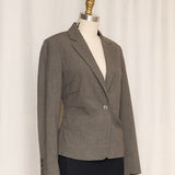 Vintage Calvin Klein Grey Tailored Blazer
