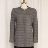 Vintage Wool Blend Grey Jacket