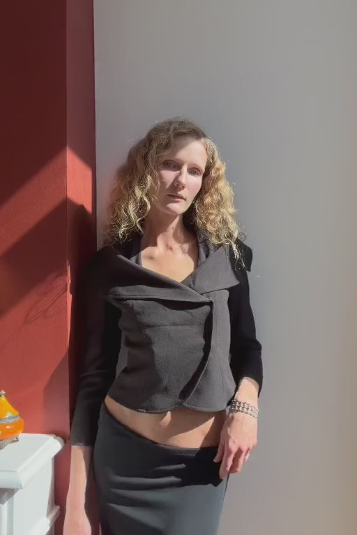 dior-black-blazer-front — silent modeled video