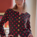 ysl-floral-jacket — silent modeled video