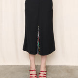 Sonia Rykiel Wool Skirt with Colorful Accents