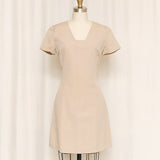 Fendissimi Beige Mini Dress