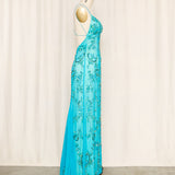 Scala Blue Beaded Dress