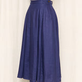 JPG Navy Midi Skirt