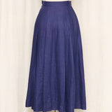 JPG Navy Midi Skirt