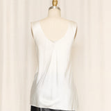 Vintage Silk Top with Embroidered Accents