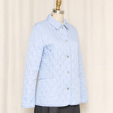 Burberry London Blue Diamond Quilted Jacket