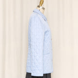 Burberry London Blue Diamond Quilted Jacket