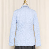 Burberry London Blue Diamond Quilted Jacket