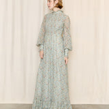 John Charles of London Floral Smocked Maxi Dress