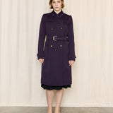Miu Miu 2000s Purple Trench Coat