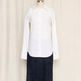 Ralph Lauren Navy Suede Skirt