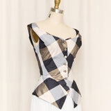 Vivienne Westwood Anglomania Checkered Top with Shawl