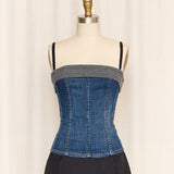 D&G Denim Corset Top